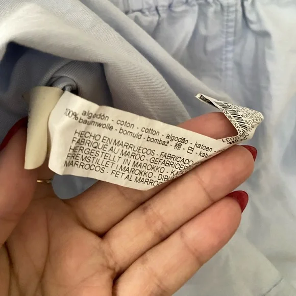 Zara Oxford Blue Playsuit/Romper - Picture 9 of 9